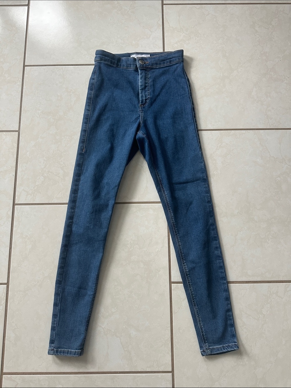 Topshop JONI High-Rise Skinny Women’s Jeans in  Blue